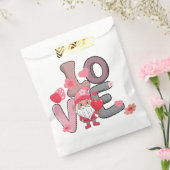 ドゥードル ラブ バレンタインデーのギフト フェイバーバッグ (封をした状態)