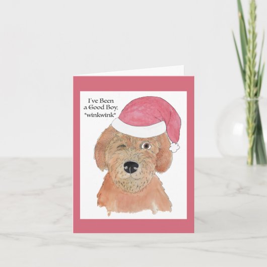 ドゥードル - 私は良い子だったんだ... ウィンクウィンク シーズンカード (正面)