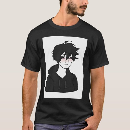 ドゥーマーくん E Boy フィールズ Wojak ミーム Tシャツ (正面)