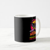 ドゥームおもしろいパートのMothman Cryptid Harbinger コーヒーマグカップ (正面右)