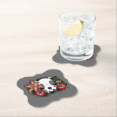 ドゥームと開花猫スカル ペーパーコースター (インサイチュ)