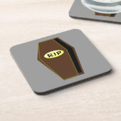 ドゥームコースターのRIPハロウィーン棺 コースター (左側)