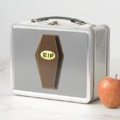 ドゥームメタルランチボックスのRIPハロウィーン棺 メタルランチボックス (インサイチュ)