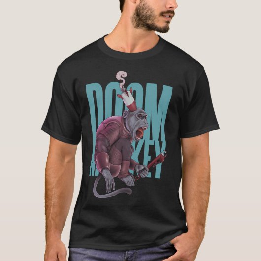 ドゥームモンキー（ダーク） Tシャツ (正面)