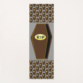 ドゥームヨガマットのRIPハロウィーン棺 ヨガマット (正面)