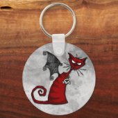 ドゥーム子猫 キーホルダー (正面)