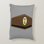 ドゥーム枕のハロウィーンの棺を裂く アクセントクッション (裏面(縦))