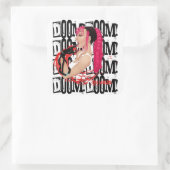 ドゥーム！マガジン「Z」ブラックステッカー スクエアシール (バッグ)