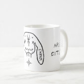 ドゥームv1のバニー コーヒーマグカップ (正面右)