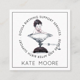 ドゥーラミッドウィザーズ誕生サービス スクエア名刺