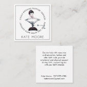 ドゥーラミッドウィザーズ誕生サービス スクエア名刺 (正面/裏面)