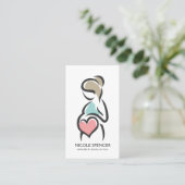 ドゥーラ出産コーチ 授乳コンサルタント 助産師 名刺 (スタンド正面)