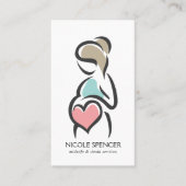 ドゥーラ出産コーチ 授乳コンサルタント 助産師 名刺 (正面)