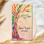 ドゥーラ名刺 名刺<br><div class="desc">このユニークなドゥーラ名刺は、温かいベージュの背景に虹色のモザイク ツリー オブ ライフ デザインが施されています。
簡単カスタマイズ可能。
さらにカスタマイズ オプションを使用して、テキストのサイズ、スタイル、または色を変更してください。
当社でアート作品を作成しているため、他のデザイナーからこの正確な画像は見つかりません。
オリジナル モザイク © Michele Davies。</div>