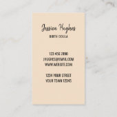 ドゥーラ名刺 名刺 (裏面)