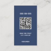 ドゥーラ妊娠カスタムQR名刺 名刺 (裏面)