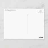 ドウイン島の夕日 ポストカード (裏面)