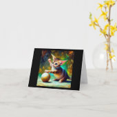 ドウェルフキャット カード (黄色い花)