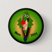 ドウドゥカスの緑の竜 缶バッジ (正面)