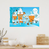 ドウマフィンアートプリント ポスター (キッチン)