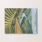 ドウロバレーポルトガルトラベルアートヴィンテージ ジグソーパズル (横)