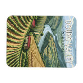 ドウロバレーポルトガルトラベルアートヴィンテージ マグネット (横)