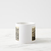 ドウロ川にポルト橋、ポルトガル、セピア エスプレッソカップ (正面)