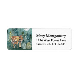 ドエファウンディアフォレストフルムーンスノー差出人住所 ラベル