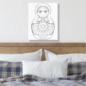 ドエレガントルロシアの6 キャンバスプリント (インサイチュ (寝室))