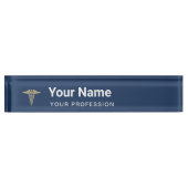 ドカスタムクターナースプロフェッショナル大学院贈与 デスクネームプレート (正面)