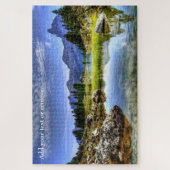 、ドカスタムロミテス山水、川水 ジグソーパズル (縦)
