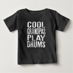 ドカッコいいラマ遊ーの大おもしろい太鼓 ベビーTシャツ