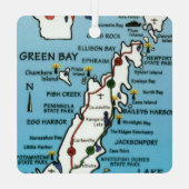 ドカラフルアカウンティウィスコンシン メタルオーナメント (裏面)