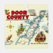 ドカラフルア郡の地図 メタルオーナメント (裏面)