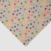 ドカラフルットアートオンブラウン素朴クラフト 薄葉紙 (詳細)