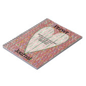 ドカラフルットハートアート祈りの言葉ジャーナル ノートブック (左側)