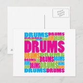 ドカラフルラム ポストカード (正面/裏面)