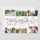 ドカラフルードルズメリークリスマス6数々の枚写真 シーズンカード (正面)