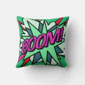 ドカーン かっこいい ファン モダン コミックブック クッション (裏面)