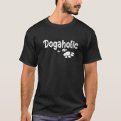 ドガホリックドッグトレーナーペットの飼い主犬のオーナー人形 Tシャツ (正面)