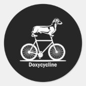 ドキシサイクリン薬局プン獣医おもしろい薬局 ラウンドシール (正面)