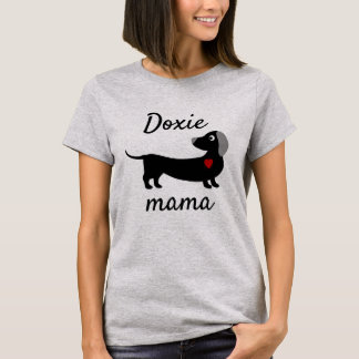 ドキシママダシュント赤いハート Tシャツ
