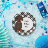 ドキシーとプレイドパーソナライズされた ペーパープレート (パーティー)