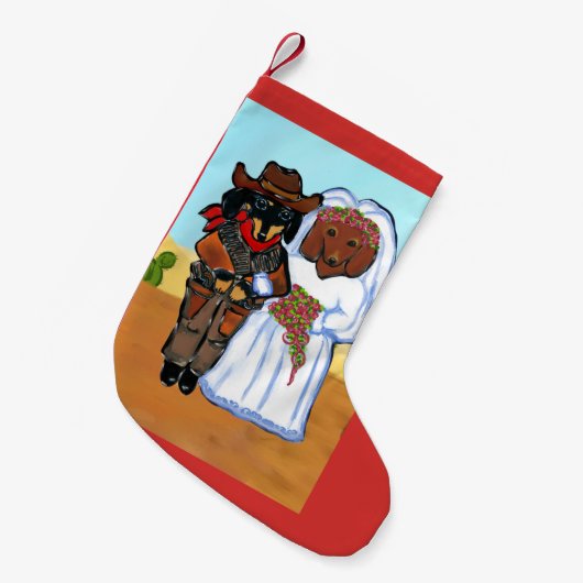 ドキシーのウェディング スモールクリスマスストッキング (正面 (吊り時))