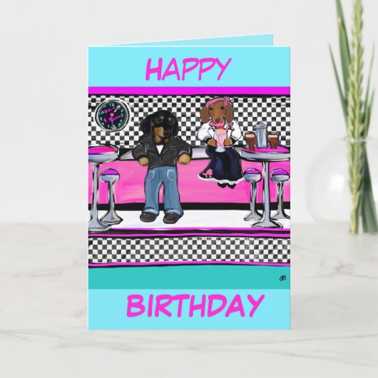 ドキシーのロックンロール カード (正面)