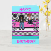 ドキシーのロックンロール カード (黄色い花)