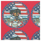 ドキシーの水兵 ファブリック (クローズアップ)