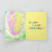 ドキシーの誕生日 カード (内部)