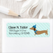 ドキシークリスマスブルー住所 シール (インサイチュ)