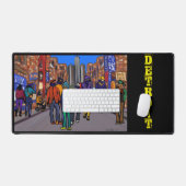 ドキシータウンシティデトロイト デスクマット (キーボード&マウス)